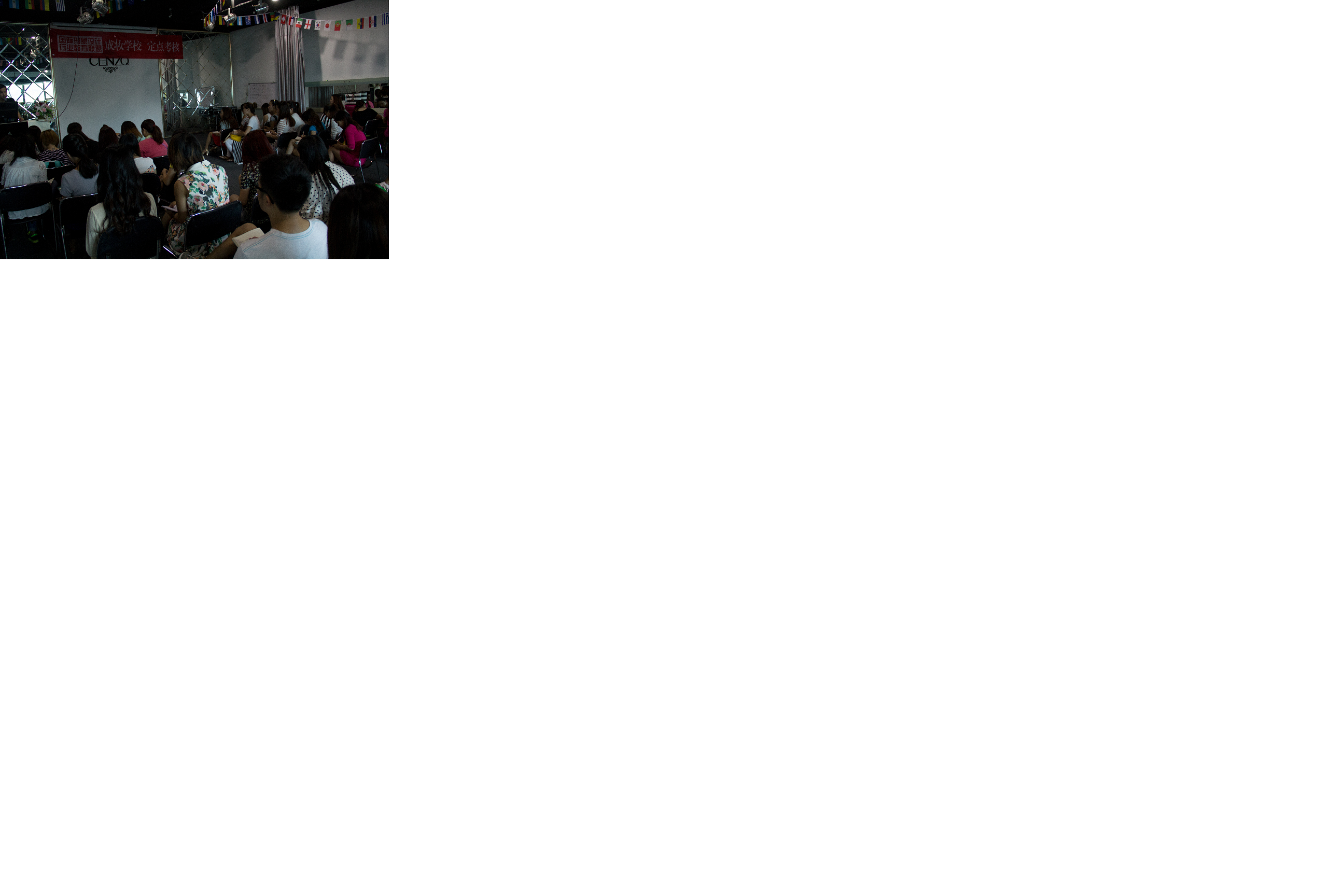 成都成妆学校第3期培训现场