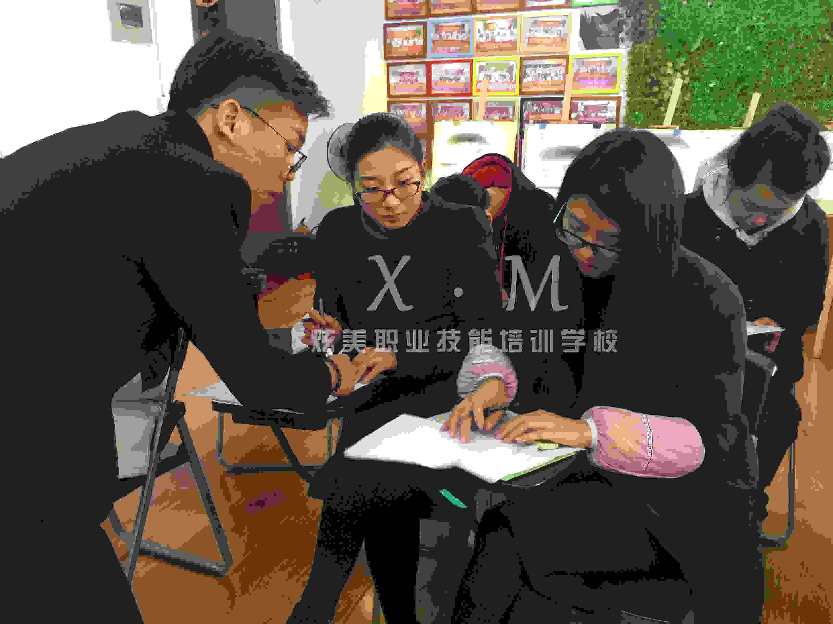 济南炫美学校第3期培训现场