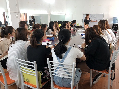 广西贵港美莎学校第2期培训现场