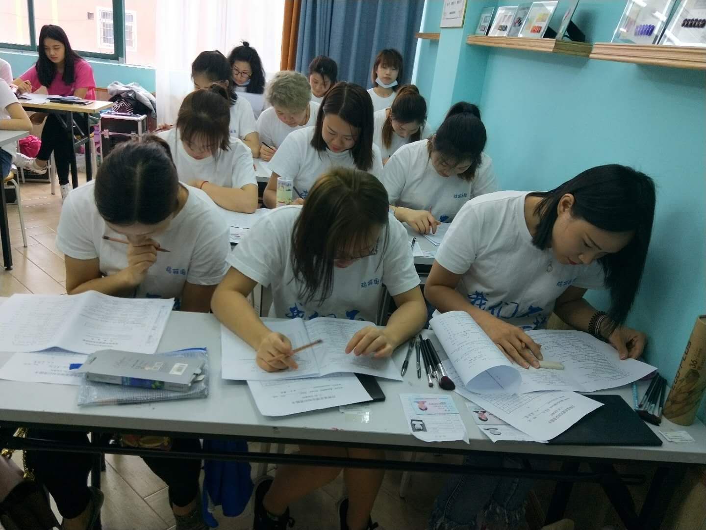 郴州瑞丽化妆学校第5期培训现场