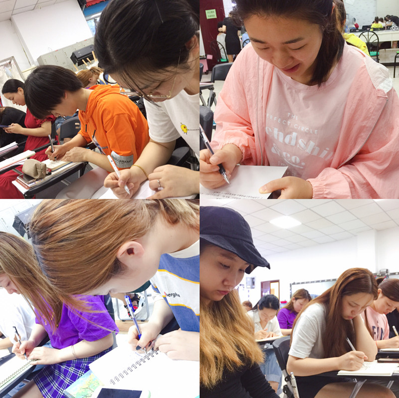 宜昌市视觉莎莎形象设计培训学校第8期培训现场