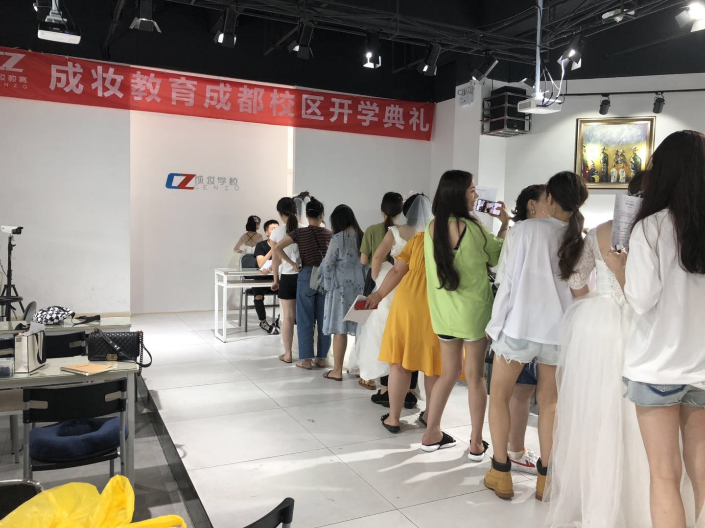 成都成妆学校第9期培训现场