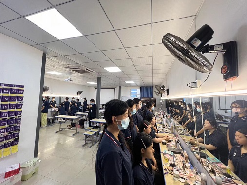 南昌妆典学校第34期培训现场