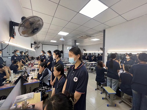 南昌妆典学校第34期培训现场
